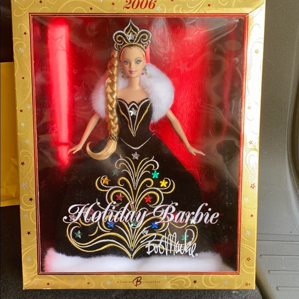 Barbie Holiday Barbie 2006 Black and Gold Doll